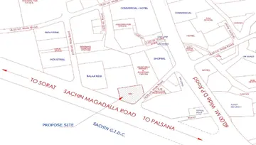 Location of Shukan Bhavya Resiplaza - Image 86239