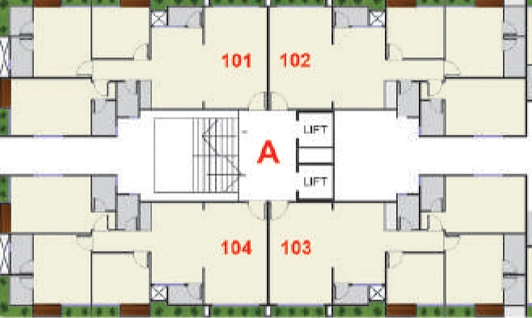Floor Plan of Anjani Rivanta Varni in Variav, Surat - Image 84303