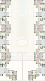Floor Plan of Sampatti Celestial Garden Living in Shilaj, Ahmedabad - Image 89386