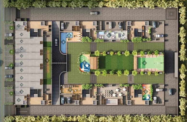 Master Plan of Sampatti Celestial Garden Living in Shilaj, Ahmedabad - Image 89387