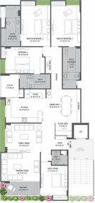 Floor Plan of Varniraj Monte 9 in Satellite, Ahmedabad - Image 89228