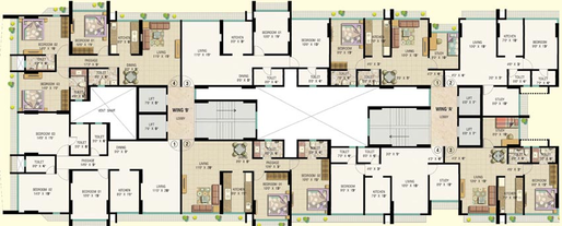 Floor Plan of Anchor 16 Mount Blanc in Chembur West, Mumbai - Image 84921
