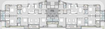 Floor Plan of Onyx Breeze O in Kalali, Vadodara - Image 85855
