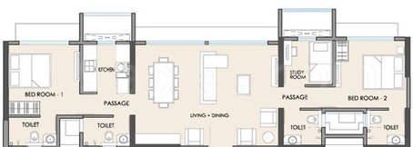 5 BHK Flat in JP Eminence in Andheri West, Mumbai - Image 642511