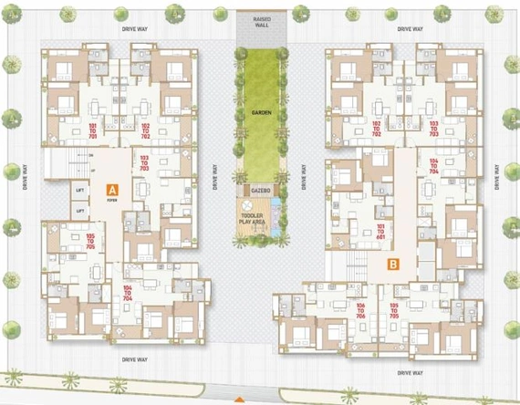 Master Plan of Eklingji Harmony in Sanand, Ahmedabad - Image 89493