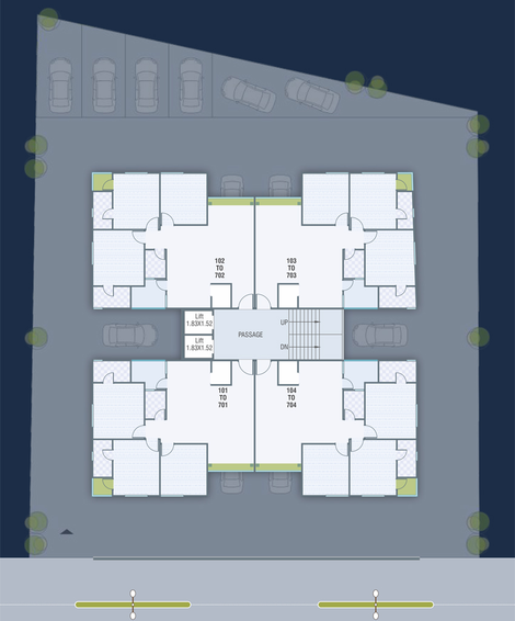 Master Plan of Rudra Somnath Heritage in Sama Savli Road, Vadodara - Image 85885