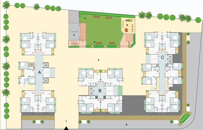 Master Plan of Eklingji Parisar in Sanand, Ahmedabad - Image 89504
