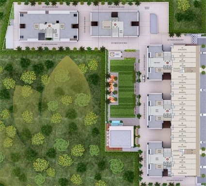 Master Plan of Eklingji Satvam in South Bopal, Ahmedabad - Image 89056
