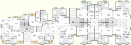 Floor Plan of Eklingji Radhe Sagar in Sanand, Ahmedabad - Image 89557