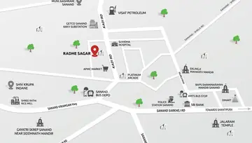 Location of Eklingji Radhe Sagar - Image 89556