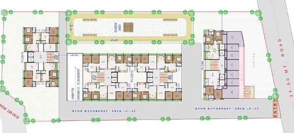 Master Plan of Parth Sangam Heights in Dabholi, Surat - Image 86291