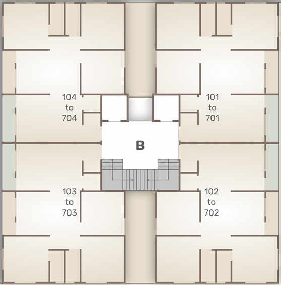 Floor Plan of Shree Shivanta in Harni, Vadodara - Image 85907