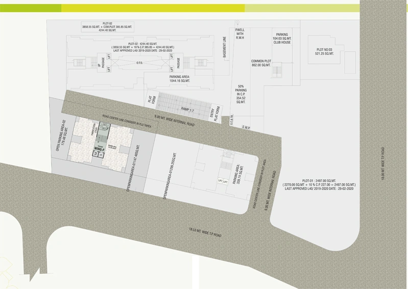 Master Plan of Shreeji Shantanu Green Phase 3 in Chhani, Vadodara - Image 85943