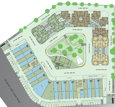 Master Plan of Yash Arian in Memnagar, Ahmedabad - Image 89781