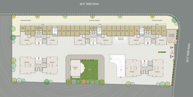 Master Plan of Ambica Saffron Valley in Punagam, Surat - Image 86357