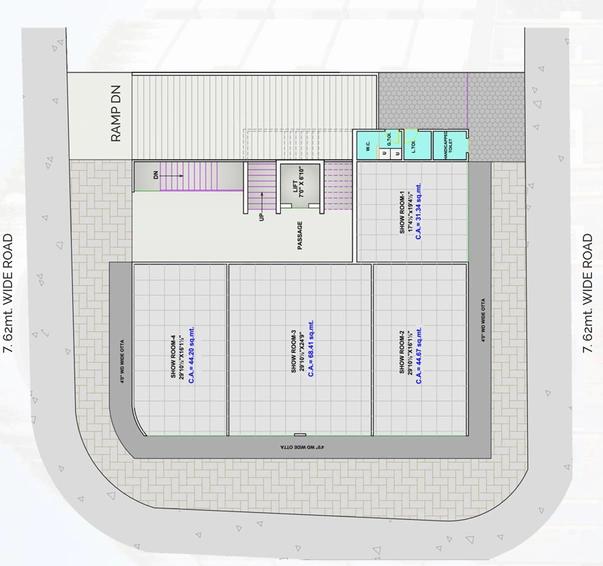 Master Plan of Anup Leela Avenue in Athwa, Surat - Image 84454