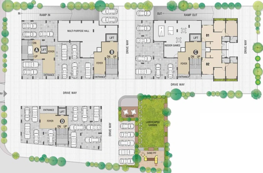 Master Plan of Shree Jaldeep Icon in Makarba, Ahmedabad - Image 89813