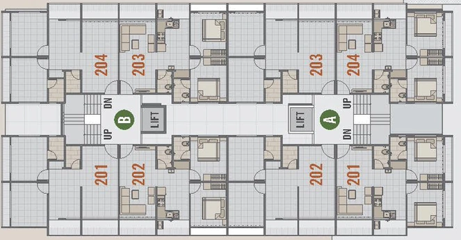 Floor Plan of Parivar Varniraj Valley in Amroli, Surat - Image 84492