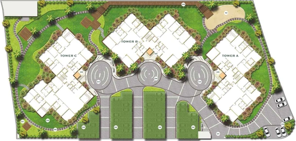 Master Plan of Alembic Townhouse 24 in Gorwa, Vadodara - Image 85962