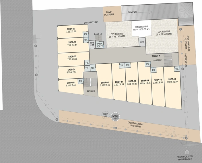 Master Plan of Kankeshwari Soham Resicom in Atladara, Vadodara - Image 84718