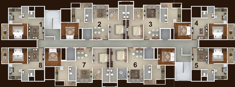 Floor Plan of Konark Virtue in Mundhwa, Pune - Image 23070