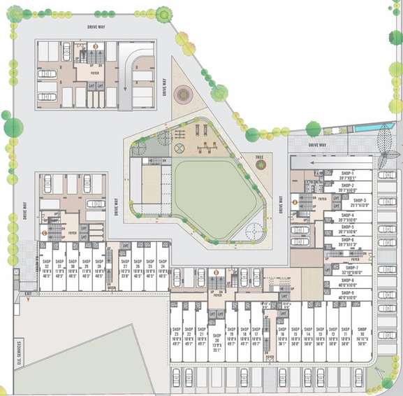 Master Plan of Rajshree Elanza in New Ranip, Ahmedabad - Image 84788