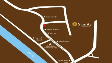 Location of Suncity Residency - Image 86377