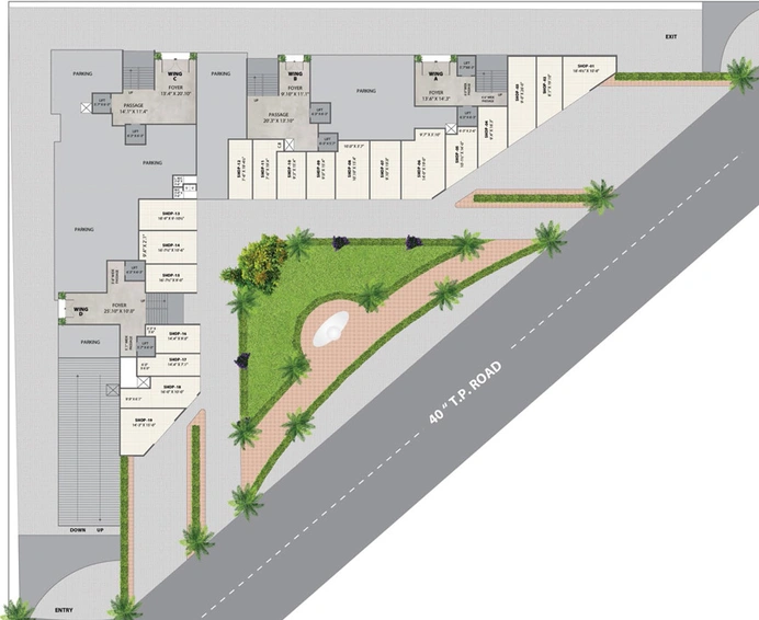Master Plan of Suncity Residency in Amroli, Surat - Image 86379