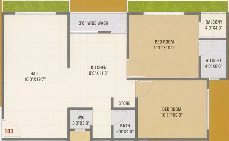 2 BHK Flat in Shree Hari Residency in Deladva Gam, Surat - Image 738564