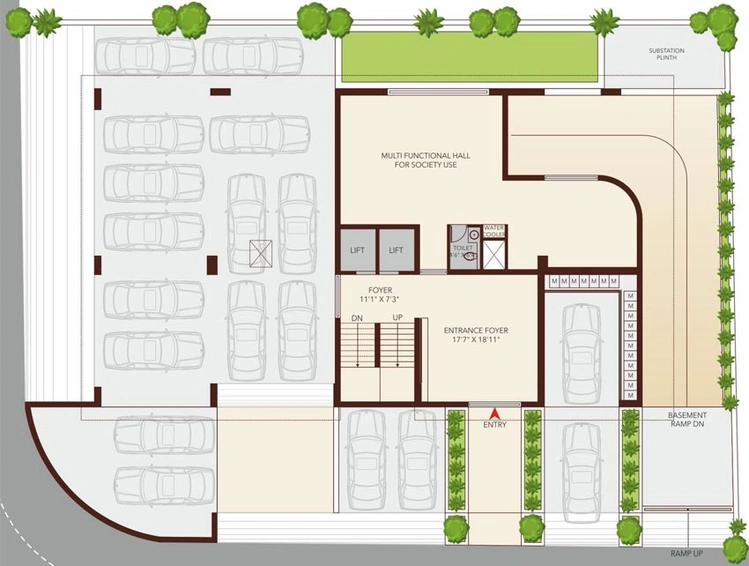 Master Plan of Rajshree Samvar in Navrangpura, Ahmedabad - Image 89793