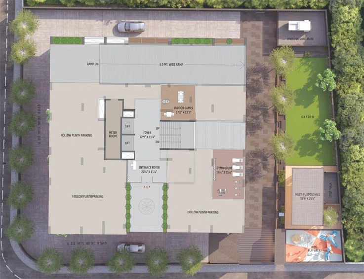 Master Plan of Rajshree Samvar 2 in Navrangpura, Ahmedabad - Image 89805