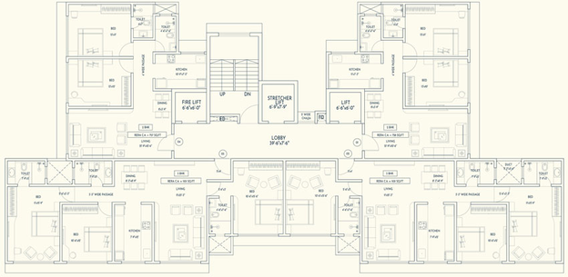 Floor Plan of Mahavir Arham Mourya in Chembur East, Mumbai - Image 85649