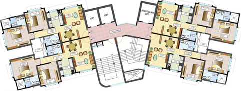 Floor Plan of Gagangiri Elanza in Mulund East, Mumbai - Image 84993