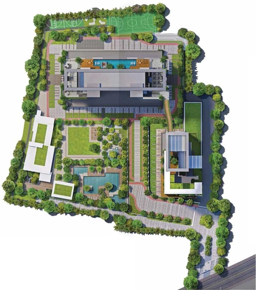 Master Plan of Raheja The Riviere in Lower Parel West, Mumbai - Image 100922