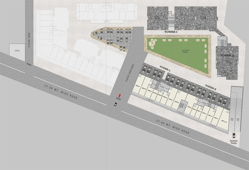 Master Plan of Aditya Orbit in Waghodia Road, Vadodara - Image 119141