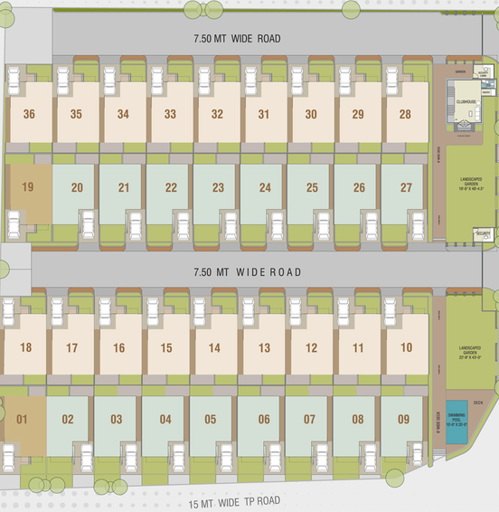 Master Plan of Myrah 36 in Atladara, Vadodara - Image 86072