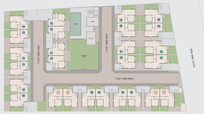Master Plan of Nilamber Bliss in Gotri, Vadodara - Image 86079