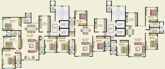 Floor Plan of Ekta Panorama in Chembur East, Mumbai - Image 85027