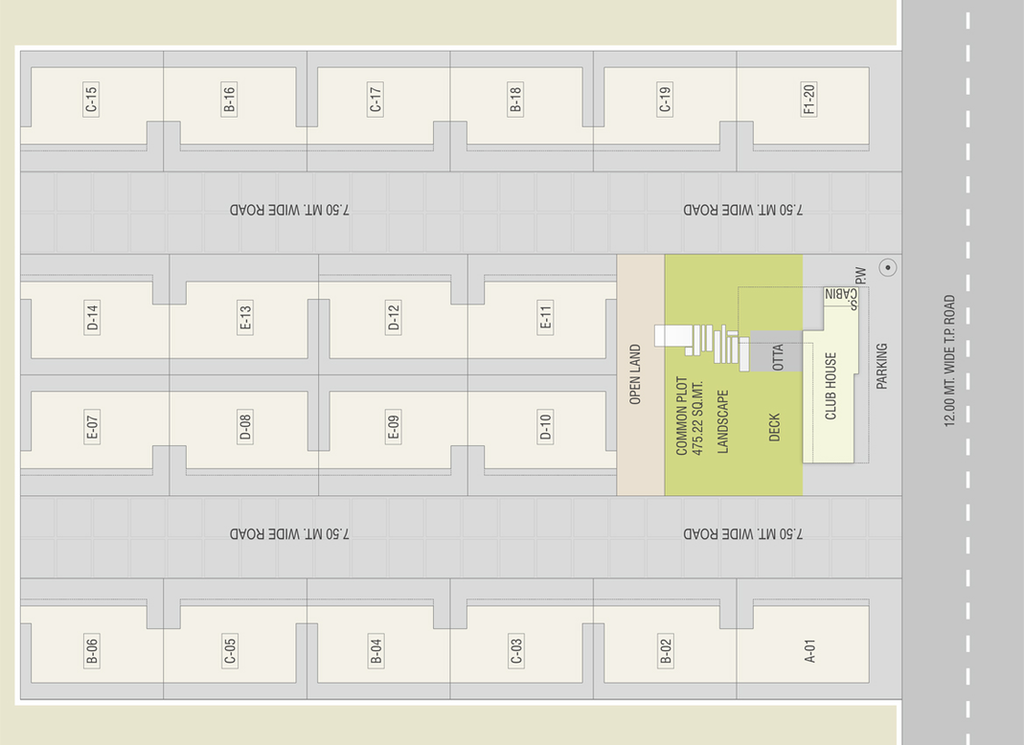 Master Plan of Nilamber Nirant in Bhayli Road, Vadodara - Image 85035