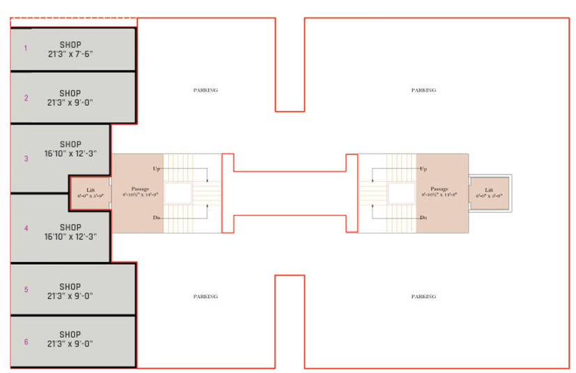 Master Plan of Nilkanth Seven Homes in Dindoli, Surat - Image 85087