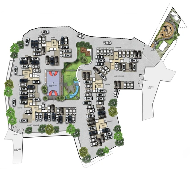 Master Plan of Dipti Aryavarta in Andheri East, Mumbai - Image 85677