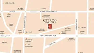 Location of Sai Citron Residency - Image 86412