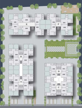 Master Plan of Omkar Heights in Vastral, Ahmedabad - Image 88757