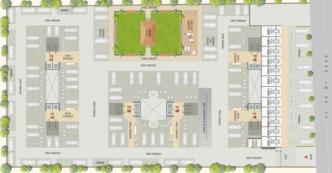 Master Plan of Jivandeep Swastik Pride in Kosad, Surat - Image 85129