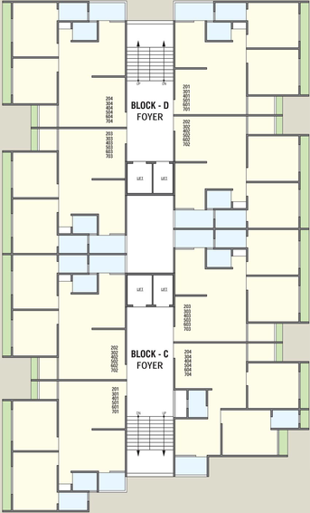 Floor Plan of Shree Hari Antrix in Singarwa, Ahmedabad - Image 88894