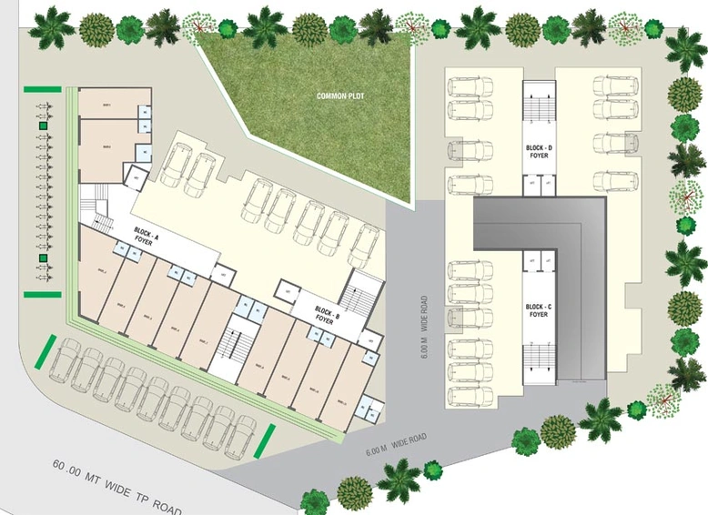 Master Plan of Shree Hari Antrix in Singarwa, Ahmedabad - Image 88895