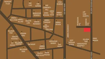 Location of Raj Shree Residency - Image 85151