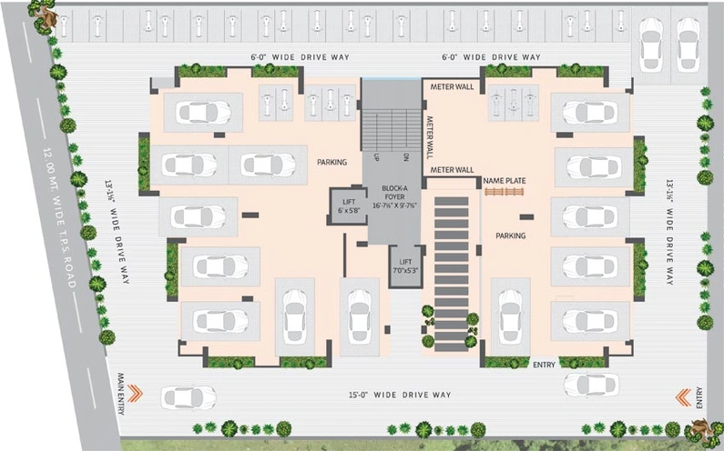 Master Plan of Nilkanth Harsh Prime in Bopal, Ahmedabad - Image 85164