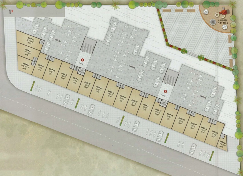 Master Plan of SR Rudra Palace in Dindoli, Surat - Image 85172