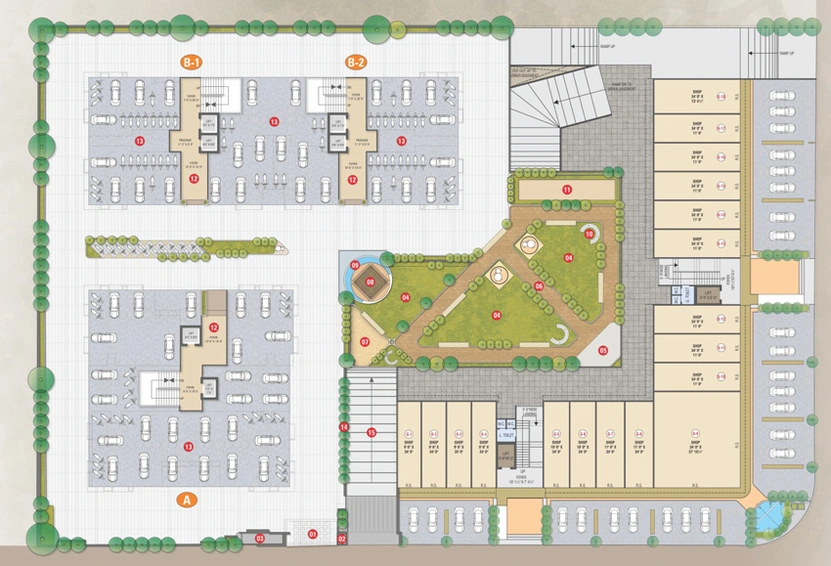 Master Plan of Sai Milaap Residency in Palanpur, Surat - Image 85259
